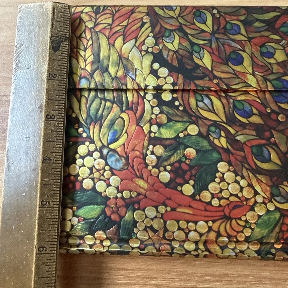 Peter Pauper Press Reflections Peacock Mosaic Hardcover‎ Lined Journal 8.25x6.25